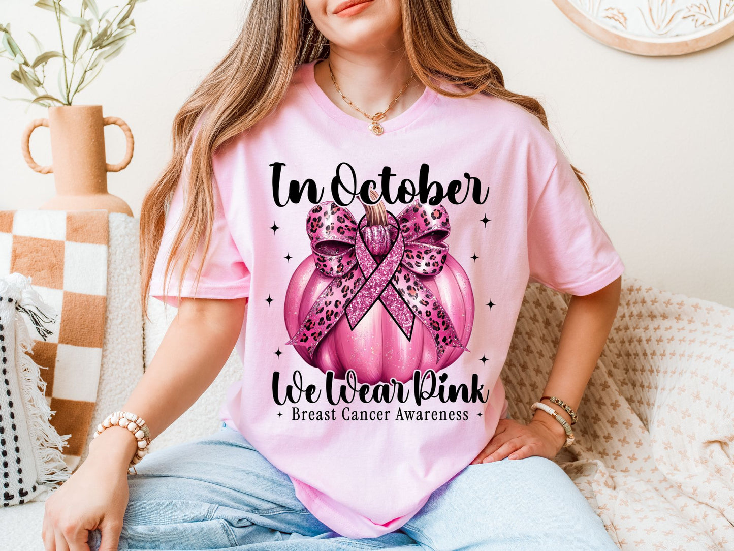 In October We Wear Pink Tee