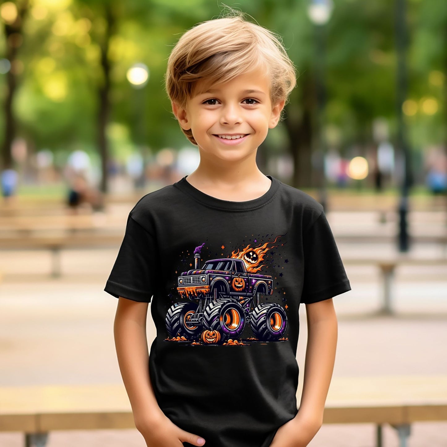 Monster Truck Pumpkins Shirt