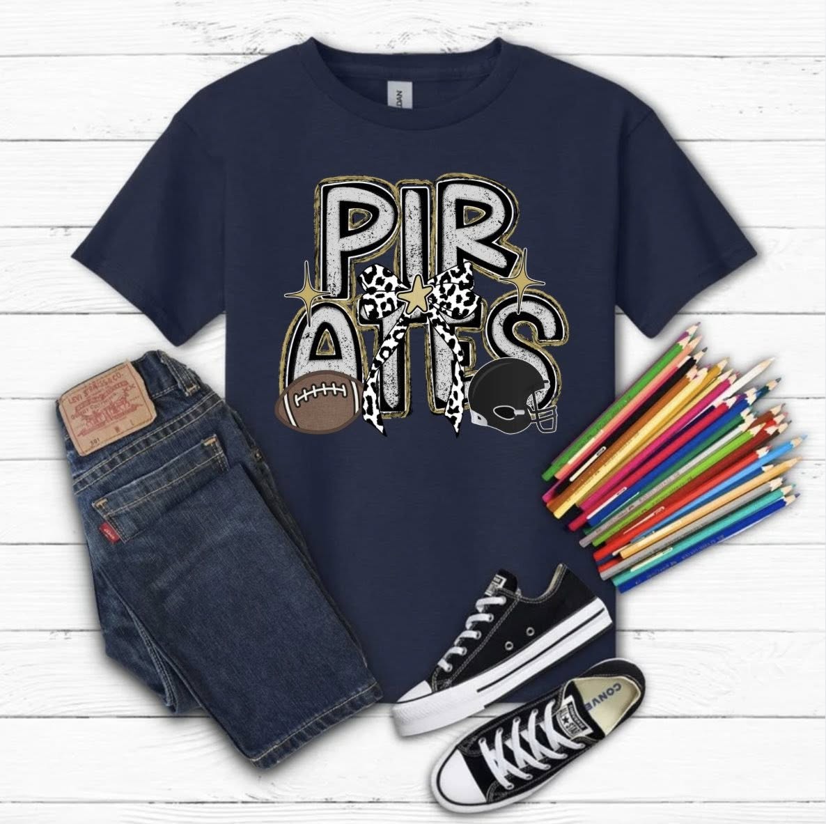Perrin Football Tee