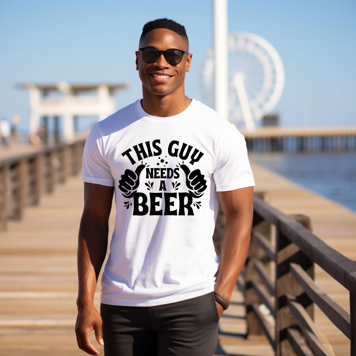 This Guy Needs A Beer Shirt