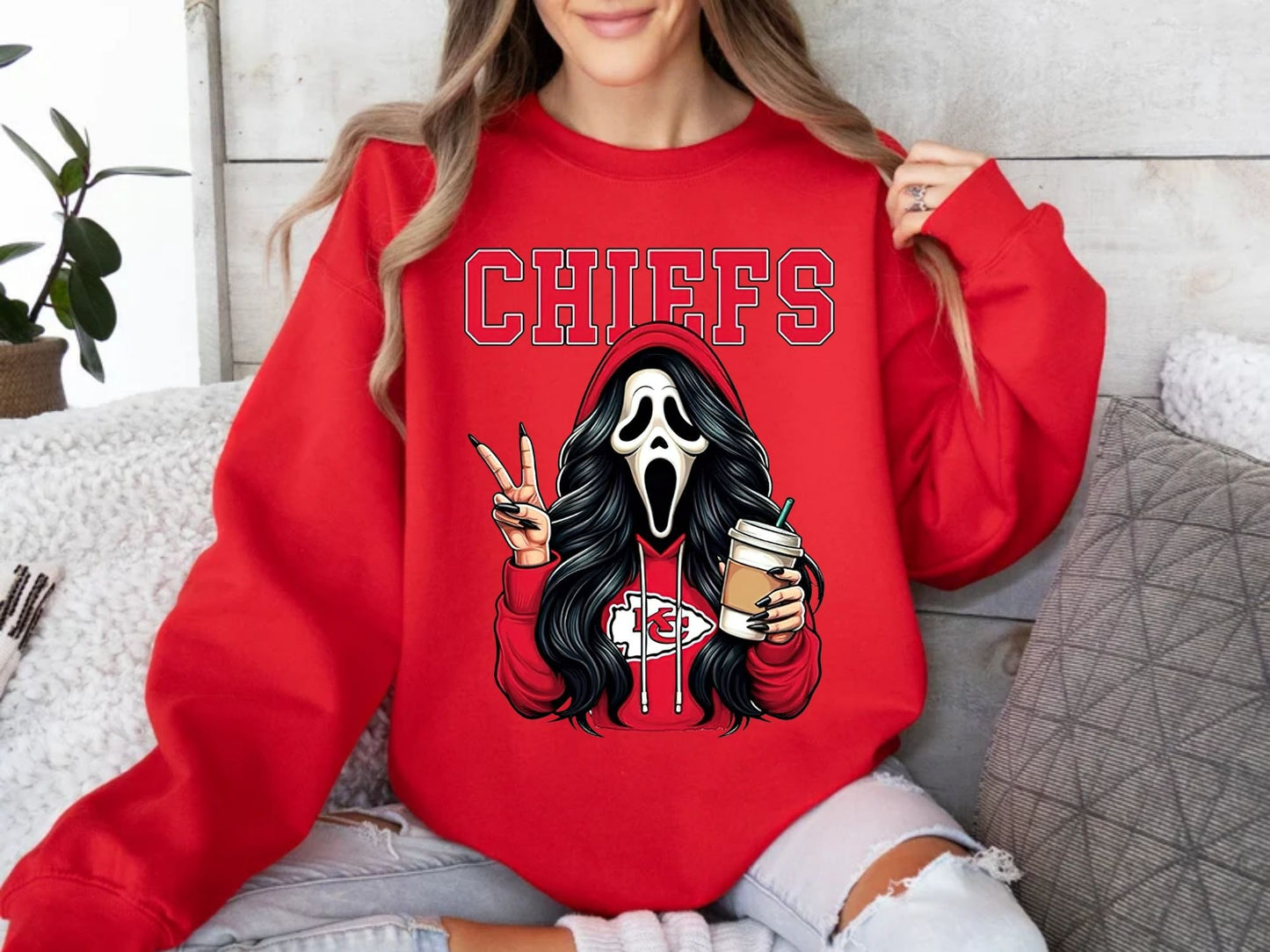 Kansas City Chiefs Ghostface Sweatshirt