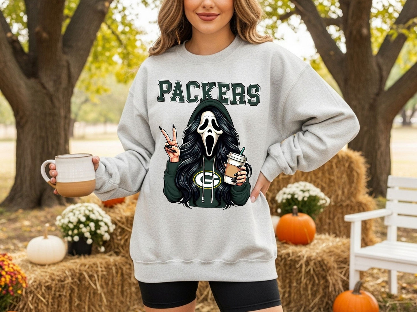 Green Bay Packers Ghostface Sweatshirt