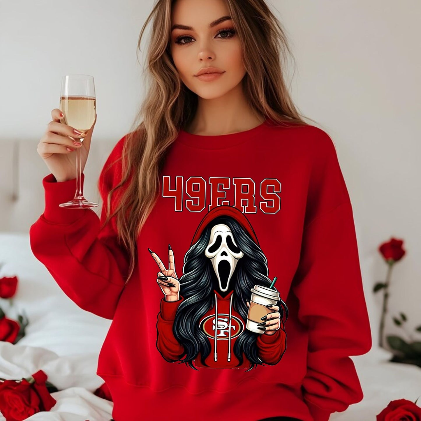 San Francisco 49ers Ghostface Sweatshirt
