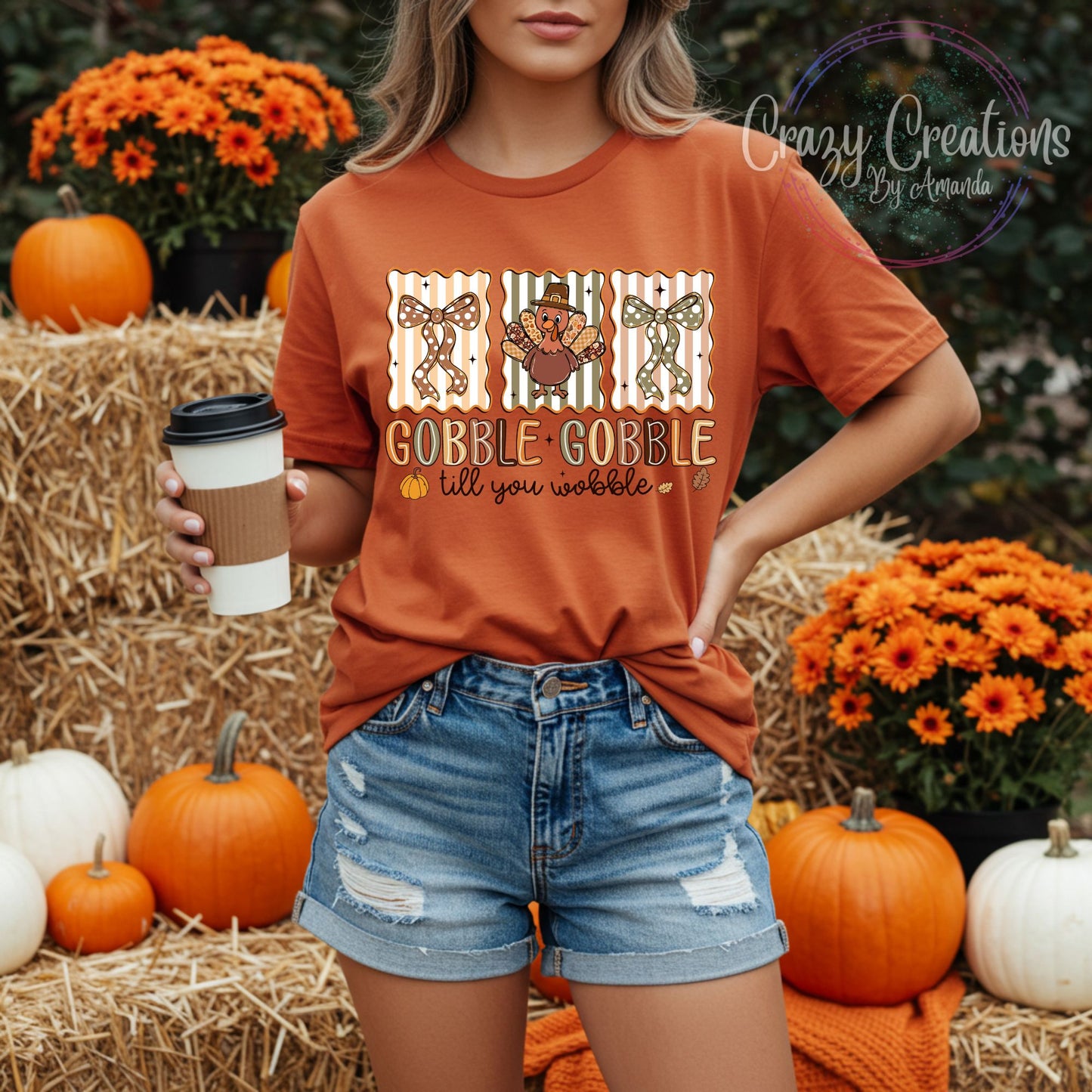 Gobble Gobble Til You Wobble Premium Tee