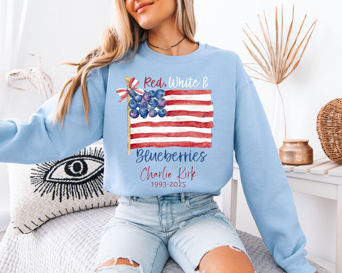 Red, White, & Blueberries Sweatshirt