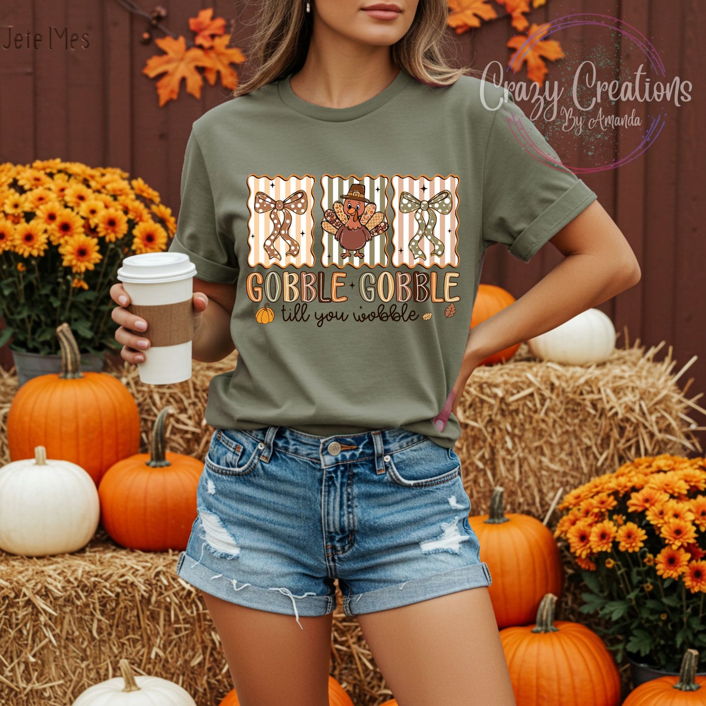 Gobble Gobble Til You Wobble Premium Tee