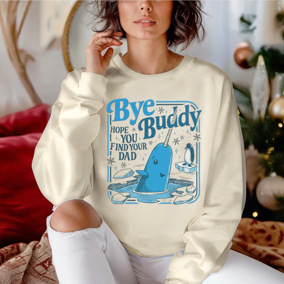 Mr Narwhal- Elf Sweatshirt