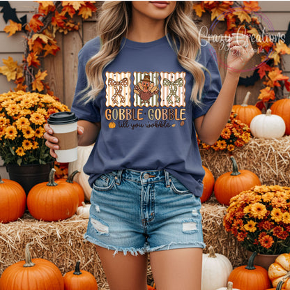 Gobble Gobble Til You Wobble Premium Tee