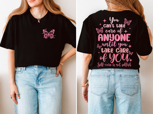 Butterfly Self-Care Shirt