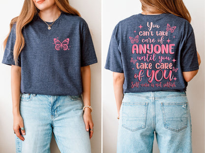 Butterfly Self-Care Shirt