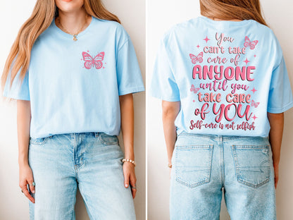 Butterfly Self-Care Shirt