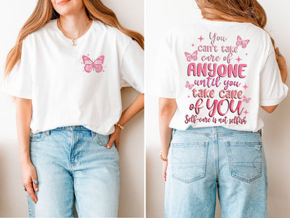 Butterfly Self-Care Shirt