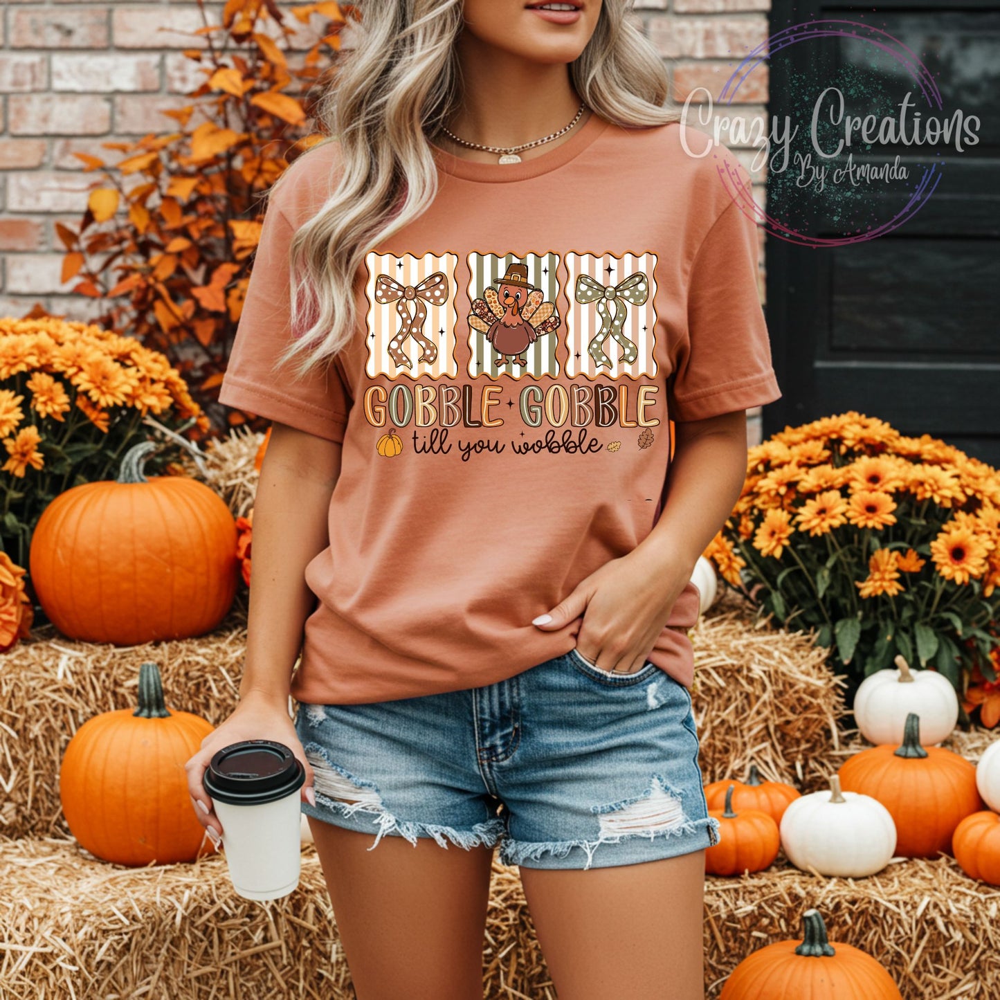 Gobble Gobble Til You Wobble Premium Tee