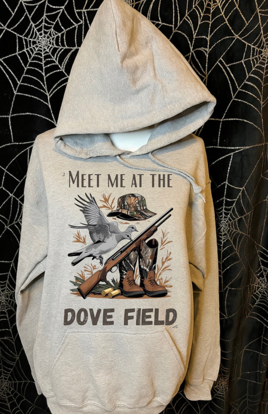 Meet Me At The Dove Field Hoodie