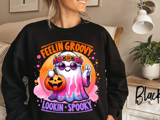 Feelin Groovy, Lookin Spooky Sweatshirt
