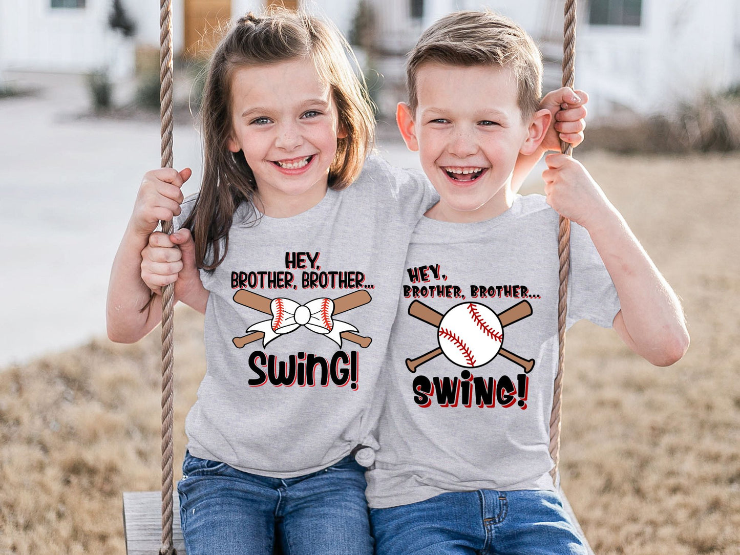 Hey Brother Brother Baseball Shirt