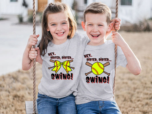 Hey Sister Sister Softball Shirt