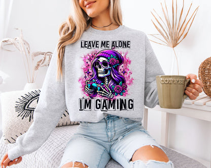 Leave Me Alone I'm Gaming Sweatshirt