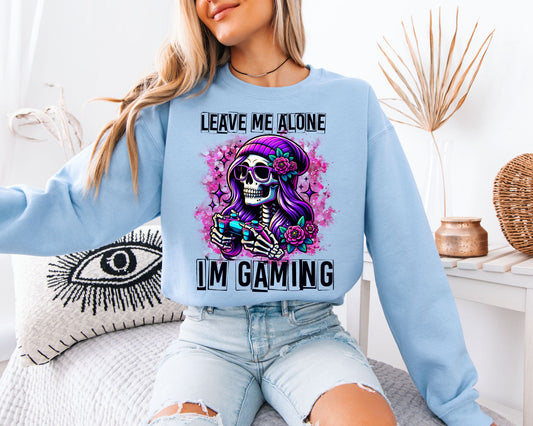Leave Me Alone I'm Gaming Sweatshirt