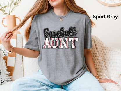 Baseball Aunt Shirt
