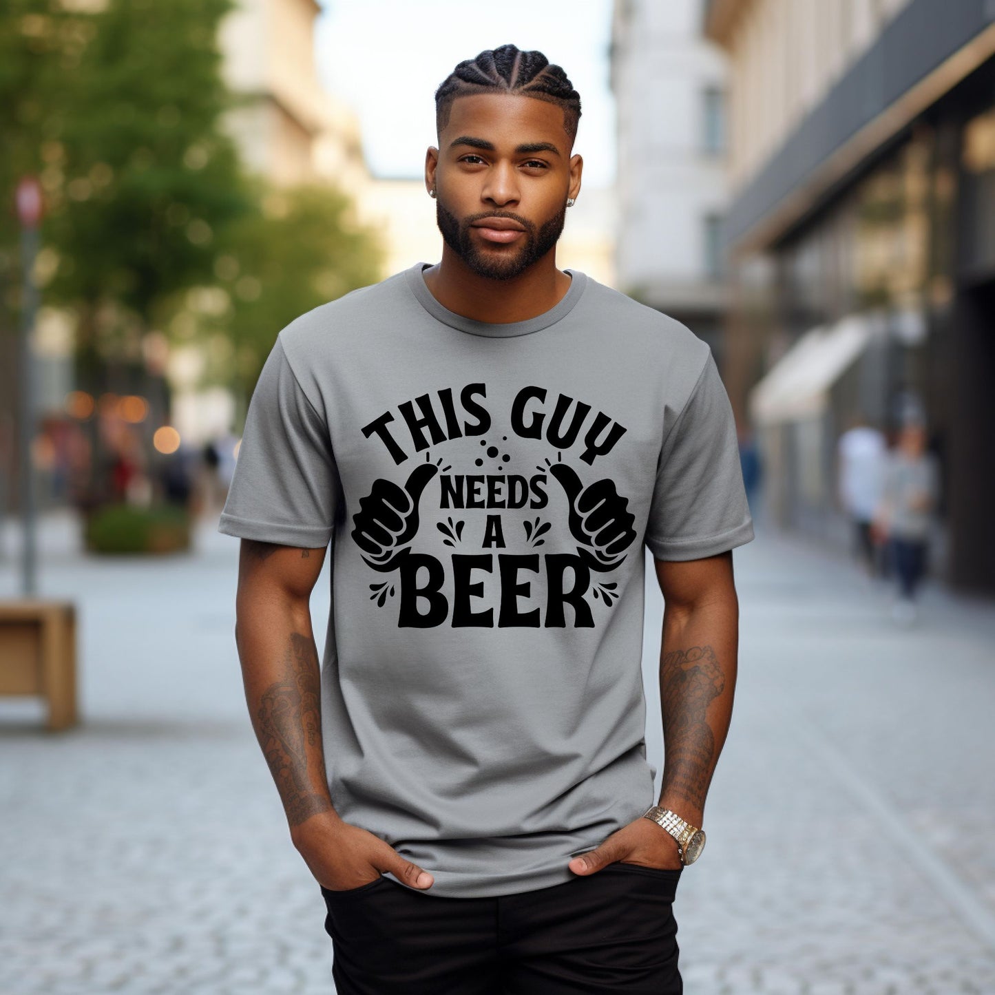 This Guy Needs A Beer Shirt