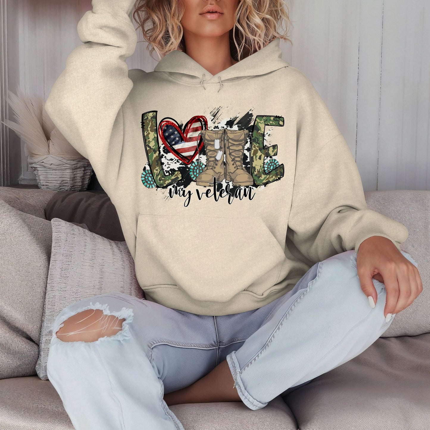 Love My Veteran Hoodie