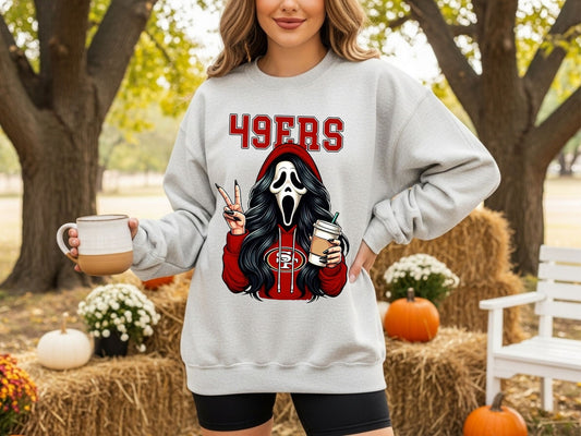 San Francisco 49ers Ghostface Sweatshirt