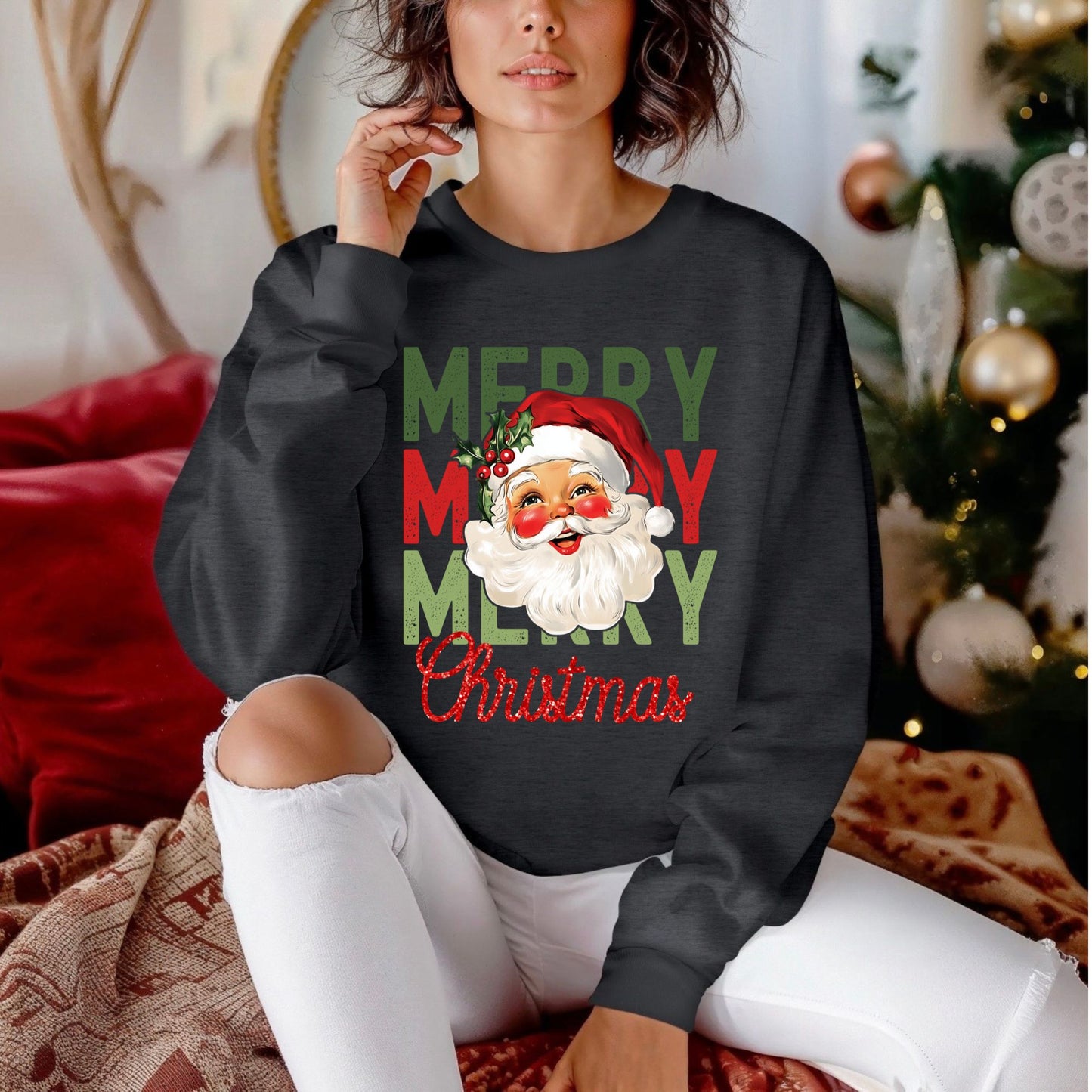 Christmas Santa Sweatshirt