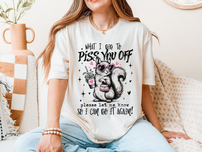 Funny Squirrel Shirt