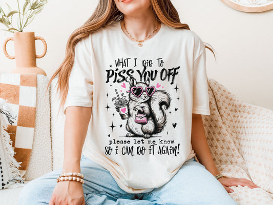 Funny Squirrel Shirt